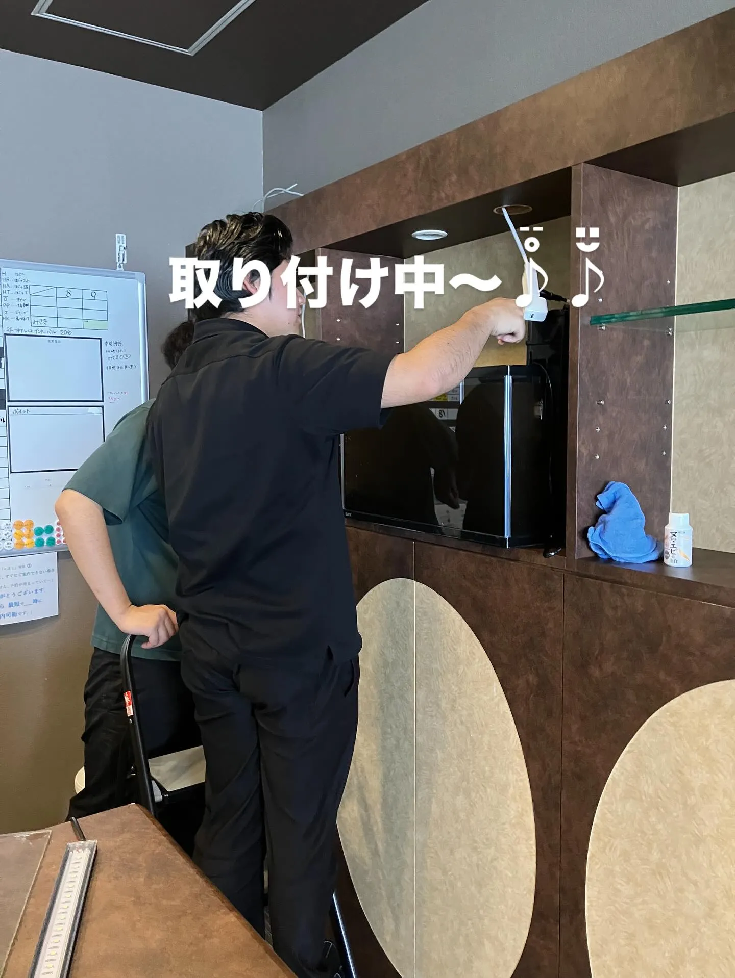 ついに大分店にも、水槽がっっ🥹